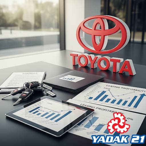 بیشترین درآمد شرکت تویوتا TOYOTA از لیزینگ خودرو سال 2025- یدک 21